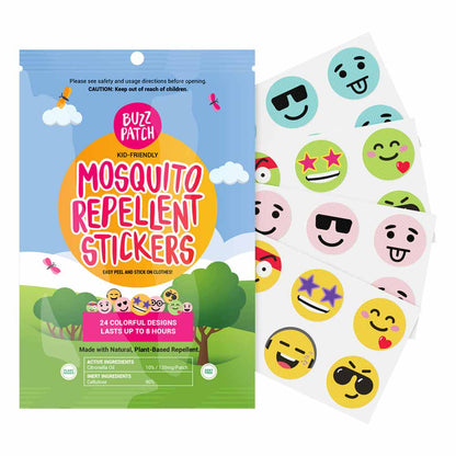 The Natural Patch Co. BuzzPatch Organic Mosquito Repellent Stickers - 24 Pack