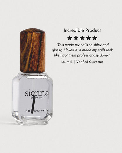 Sienna Glossy Top Coat - 10ml