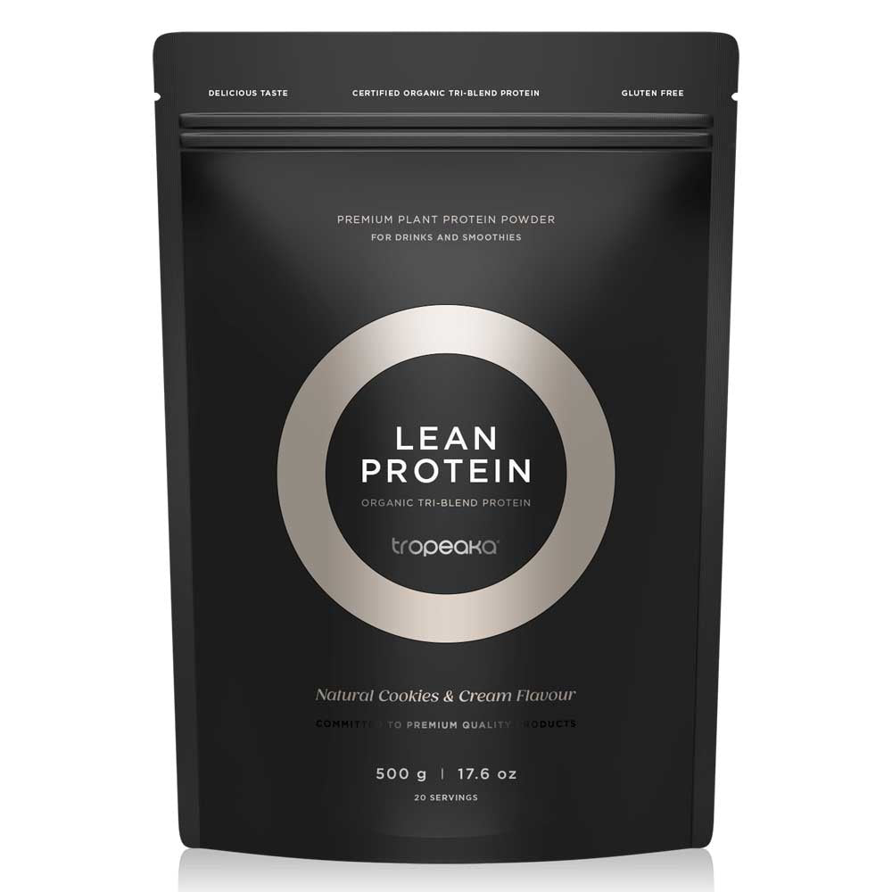 Tropeaka Lean Protein Powder Cookies & Cream - 500g - L'Organic