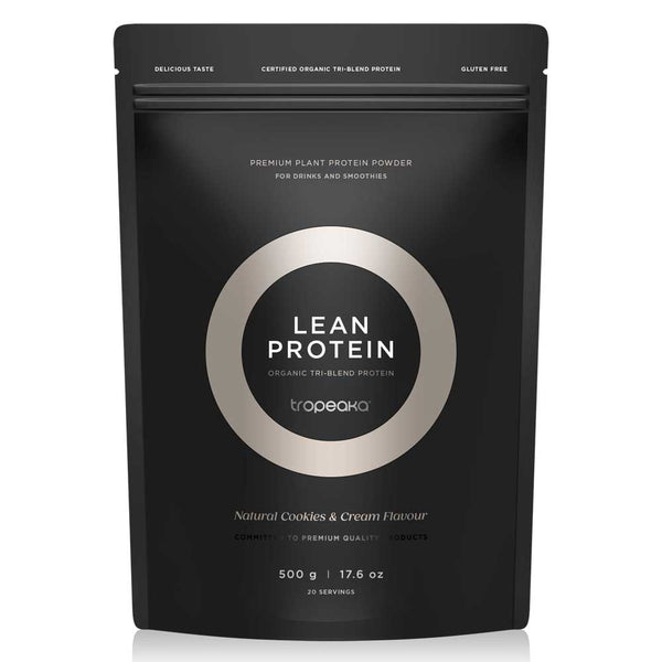 Tropeaka Lean Protein Powder Cookies & Cream - 500g - L'Organic
