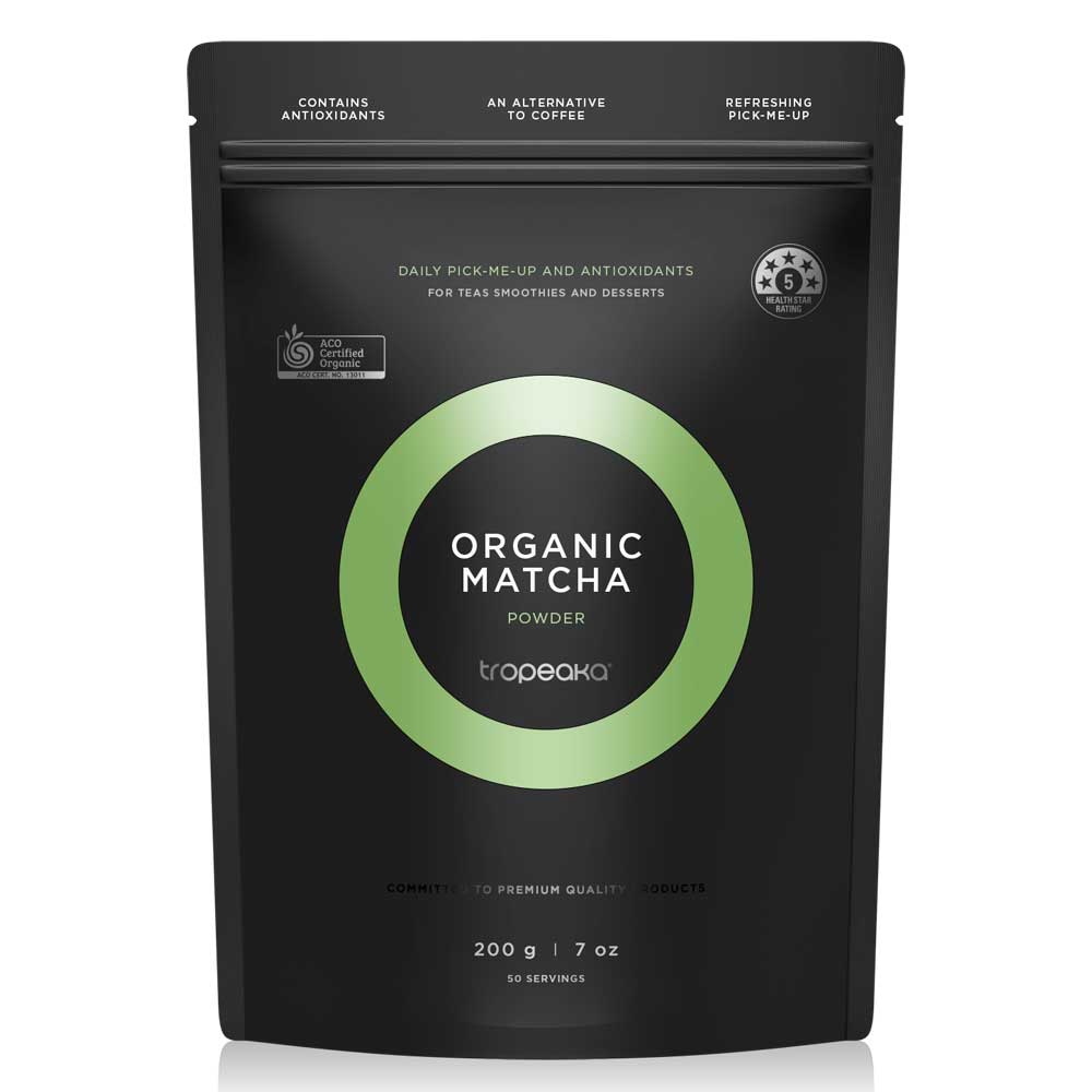 Tropeaka Organic Matcha Tea Powder - 200g - L'Organic