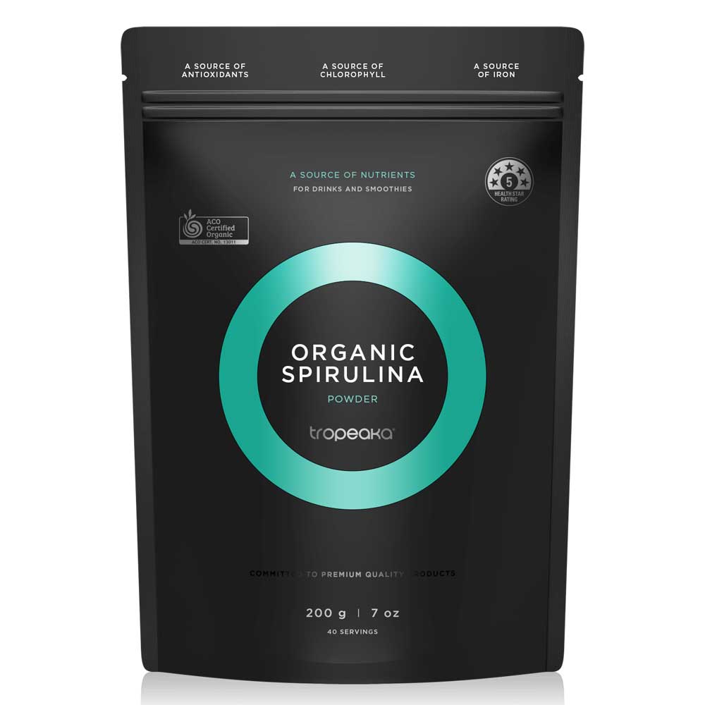 Tropeaka Organic Spirulina Powder - 200g - L'Organic