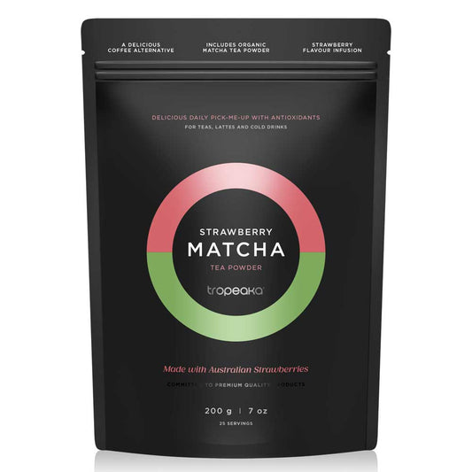 Tropeaka Strawberry Matcha Tea Powder - 200g - L'Organic