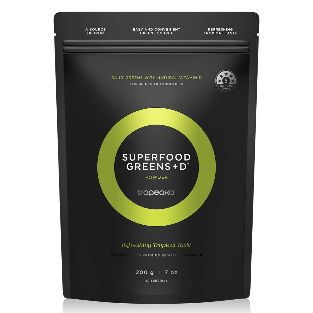 Tropeaka Superfood Greens + D Powder - L'Organic