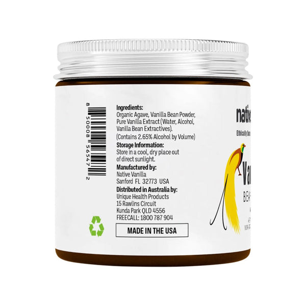 NATIVE VANILLA Vanilla Bean Paste 118ml - L'Organic