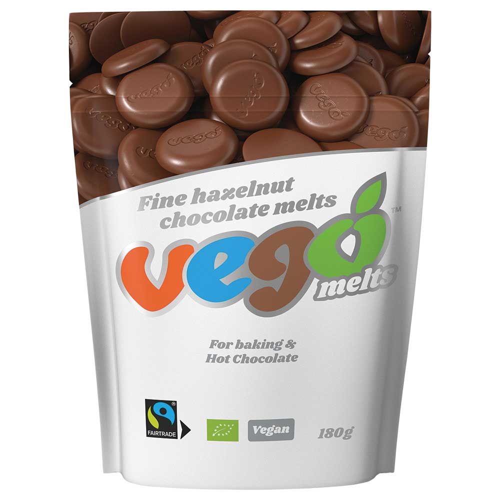 Vego Chocolate Melts Fine Hazelnut - 180g