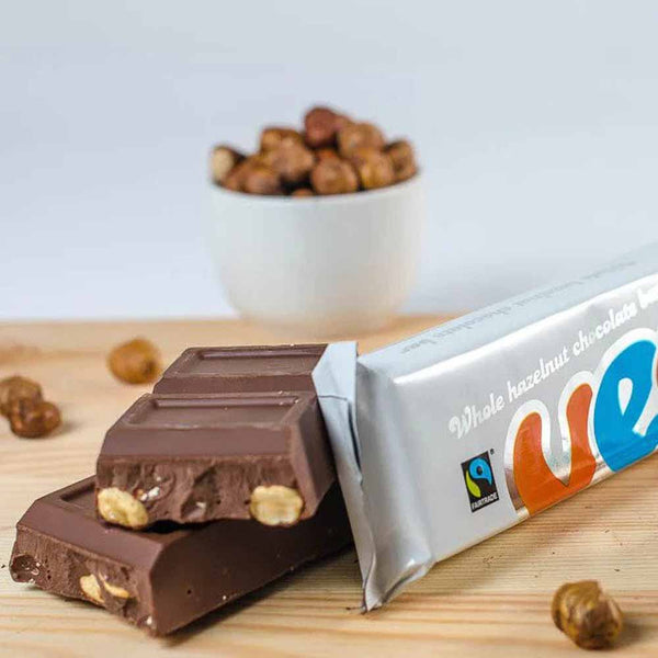 Vego Whole Hazelnut Vegan Chocolate Bar - 150g