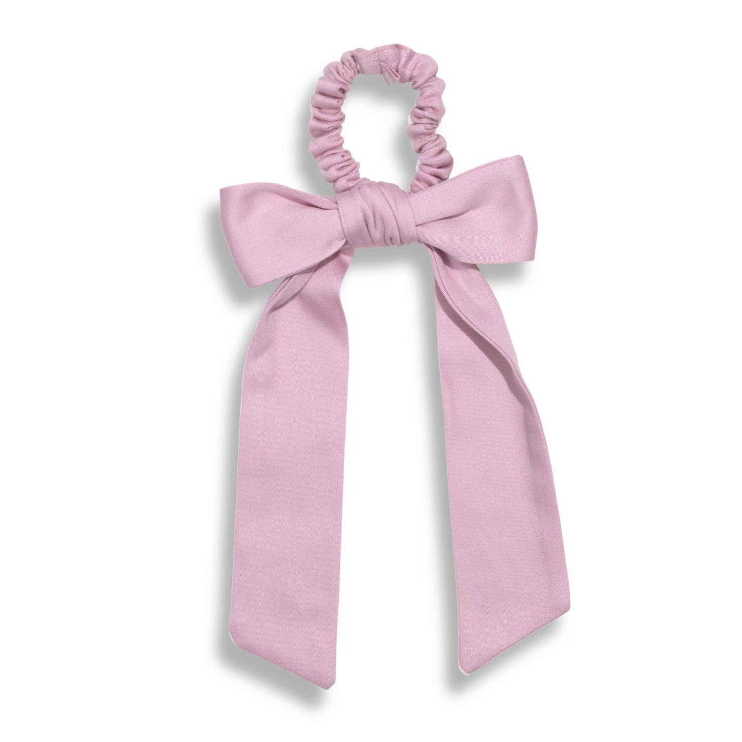 Kooshoo Plastic-free Satin Bow Scrunchie - Black