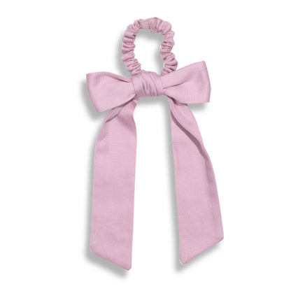 Kooshoo Plastic-free Satin Bow Scrunchie - Black
