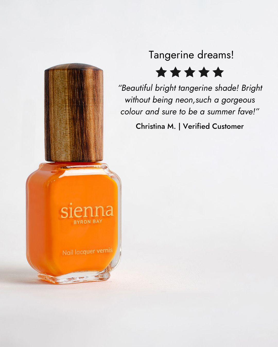 Sienna Nail Polish Warmth - Ripe Papaya - 10ml