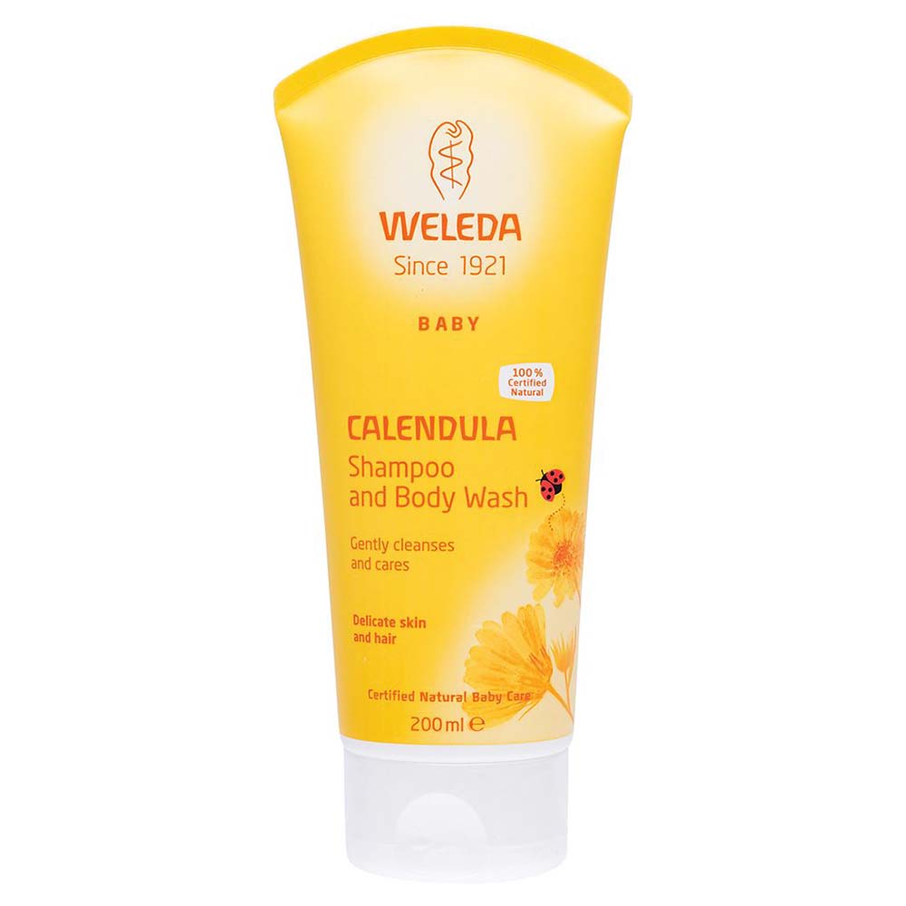 Weleda Calendula Baby Shampoo & Body Wash - 200ml