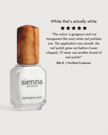 Sienna Nail Polish Winter - Snow White - 10ml