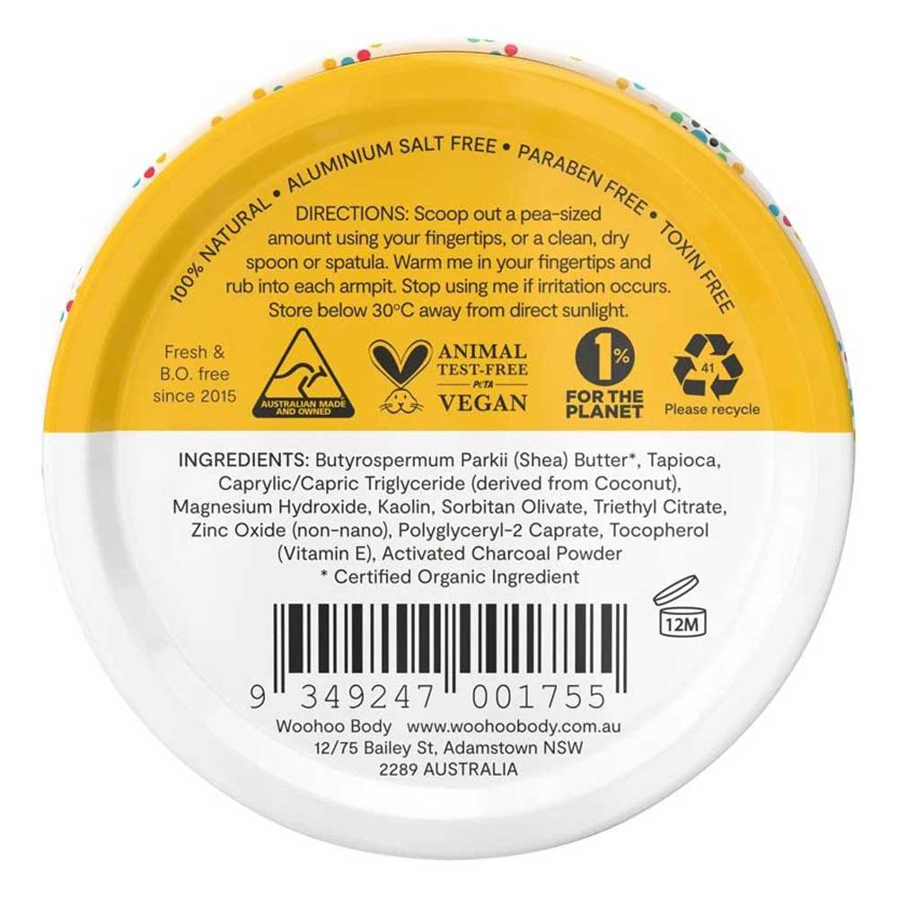 Woohoo All Natural Deodorant Paste Tin - Mellow - 60g - L'Organic