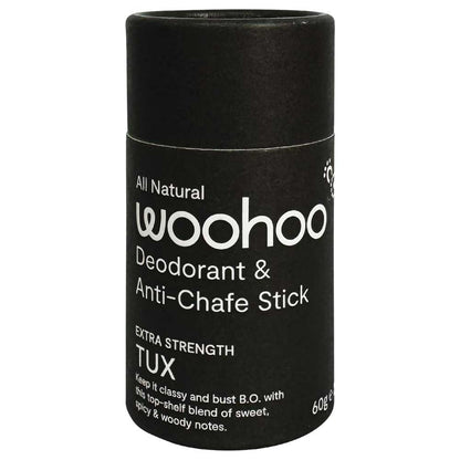 Woohoo Natural Deodorant & Anti - Chafe Stick - Tux - 60g - L'Organic