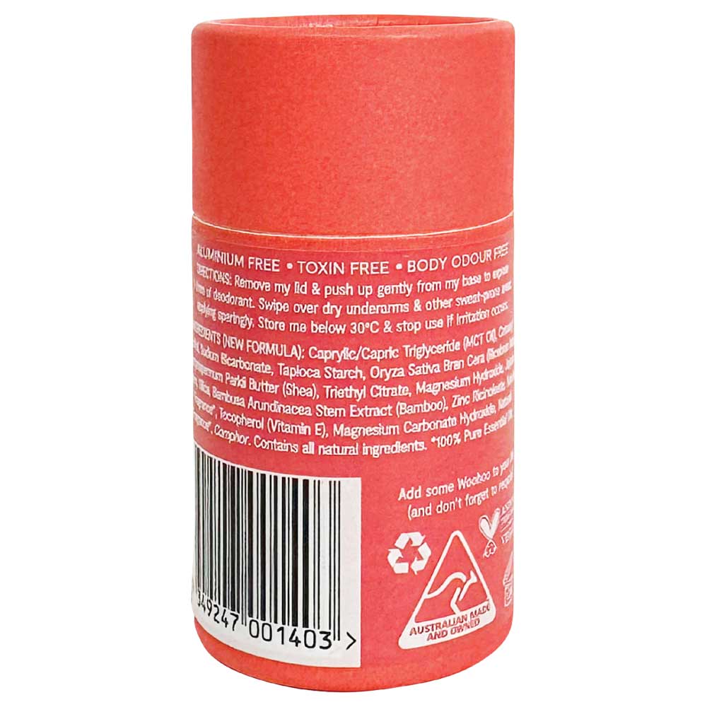 Woohoo Natural Deodorant & Anti - Chafe Stick - Urban - 60g - L'Organic