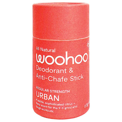 Woohoo Natural Deodorant & Anti - Chafe Stick - Urban - 60g - L'Organic