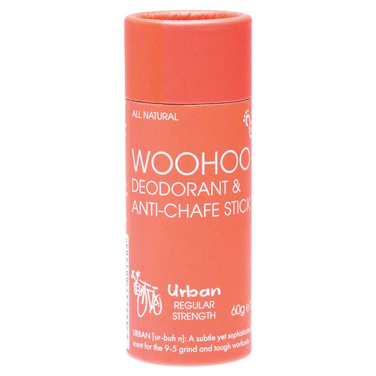 Woohoo Natural Deodorant & Anti-Chafe Stick - Urban - 60g