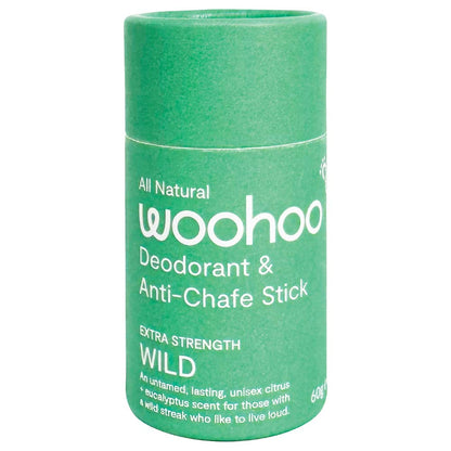 Woohoo Natural Deodorant & Anti - Chafe Stick - Wild - 60g - L'Organic