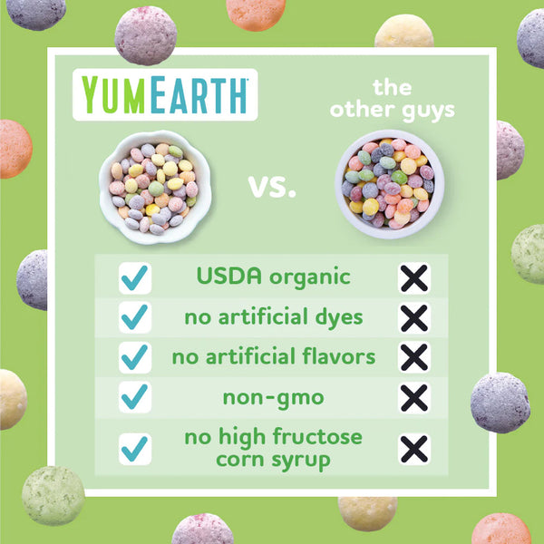 YUMEARTH Organic Sour Giggles - 142g - L'Organic