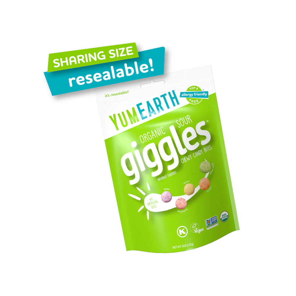 YUMEARTH Organic Sour Giggles - 142g - L'Organic