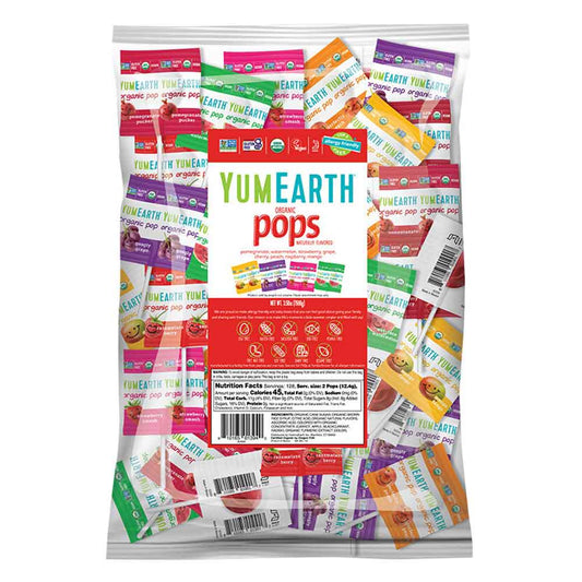 Yumearth Organic Lollipops Assorted Refill Bag - 250 Pack - L'Organic