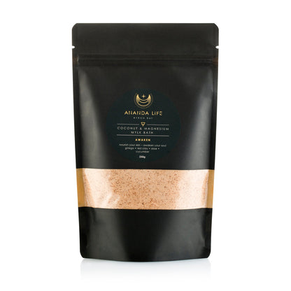 Awaken coconut magnesium bath soak citrus mineral bath salts – Ananda Life