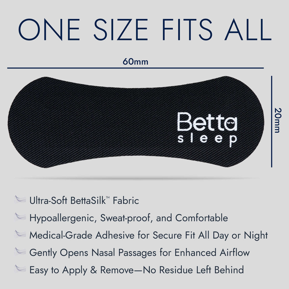 Betta Sleep Nasal Strips - 30 Pack