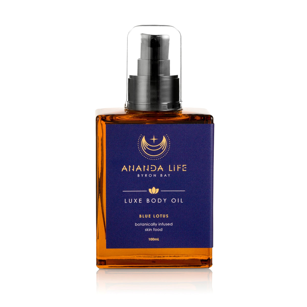 Blue lotus natural body oil luxury botanical body oil – Ananda Life