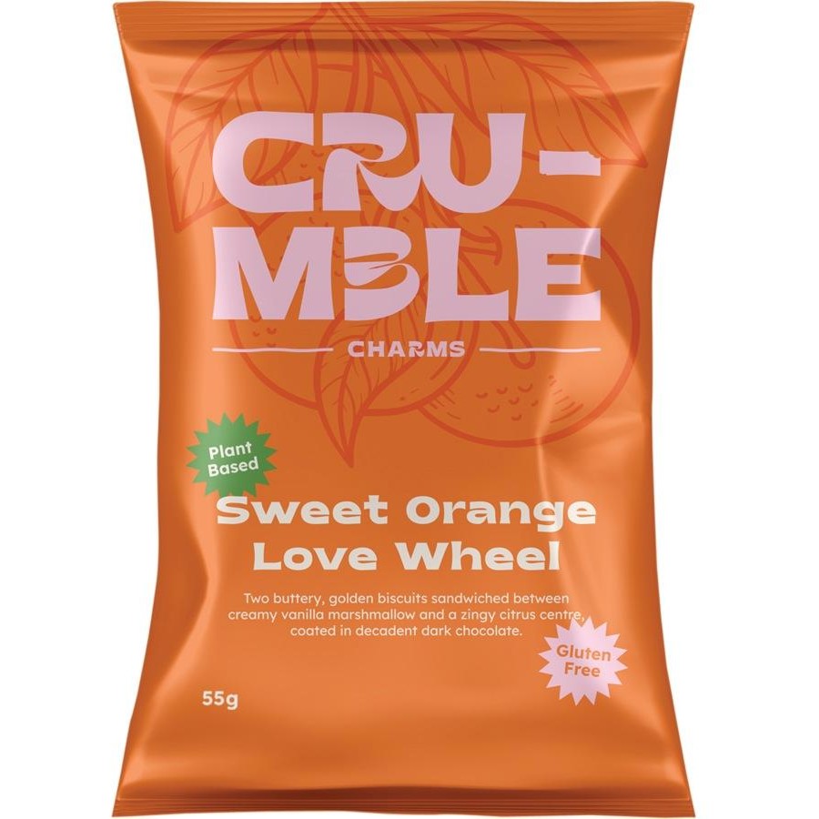 Crumble Charms Sweet Orange Love Wheel - 55g