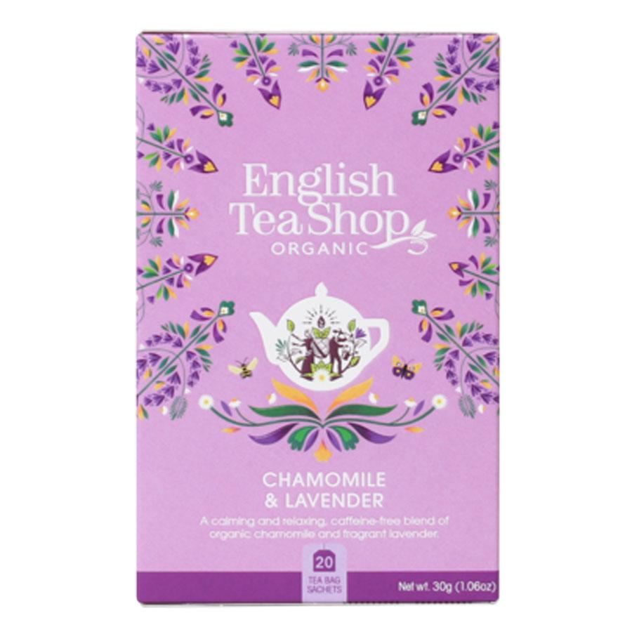 English Tea Shop 20 Organic Chamomile Lavender Teabags - L'Organic