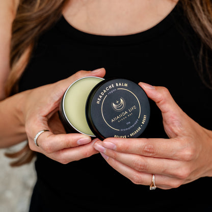 Headache relief balm natural aromatherapy balm
