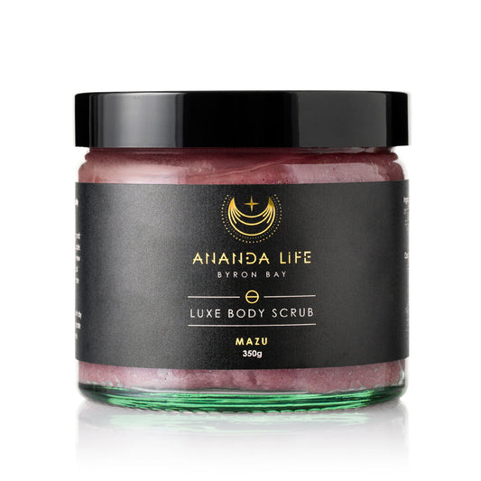 Mazu luxe body scrub natural exfoliating body scrub for smooth glowing skin – Ananda Life