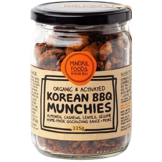 Mindful Foods Korean BBQ Munchies - Organic & Activated - 220g
