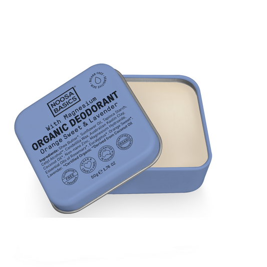 Noosa Basics Deodorant Tin - Sweet Orange & Lavender