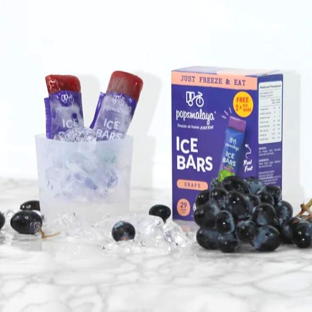 Pops Malaya Freeze-at-Home Sorbet Bars - Grape 6 x 45ml - Happy Tummies Pty Ltd