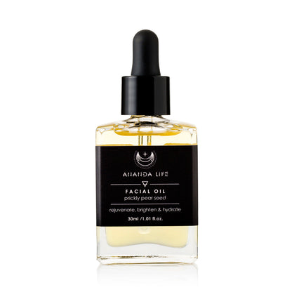 Prickly pear seed facial oil natural botanical facial oil for brightening skin – Ananda Life