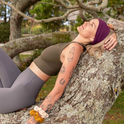 Kooshoo Organic Twist Headband - Wild Beet
