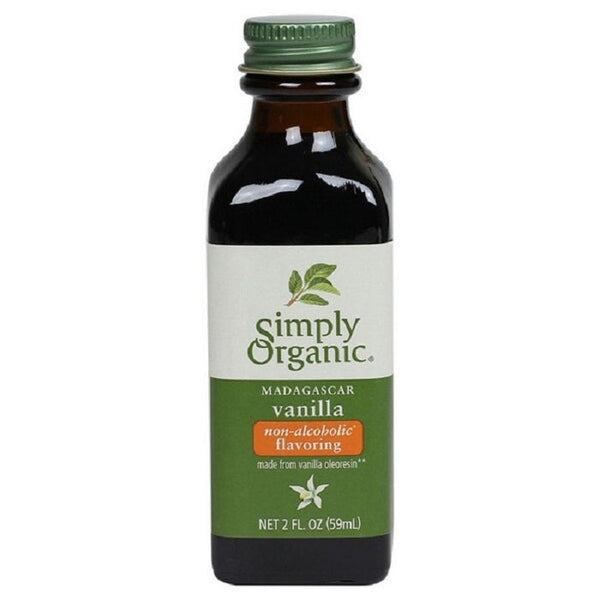 Simply Organic Non Alcoholic Vanilla Flavouring - 59ml - L'Organic