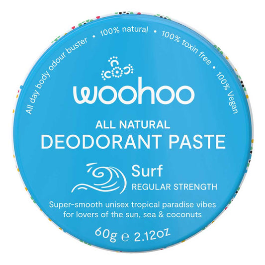 Woohoo All Natural Deodorant Paste Tin - Surf - 60g - L'Organic