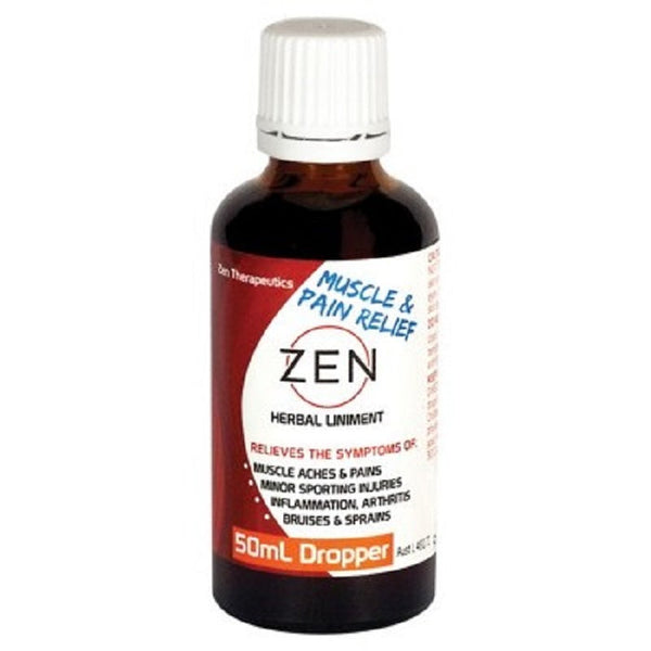 Zen Therapeutics Joint & Muscle Pain Relief Herbal Liniment Dropper - 50ml - L'Organic
